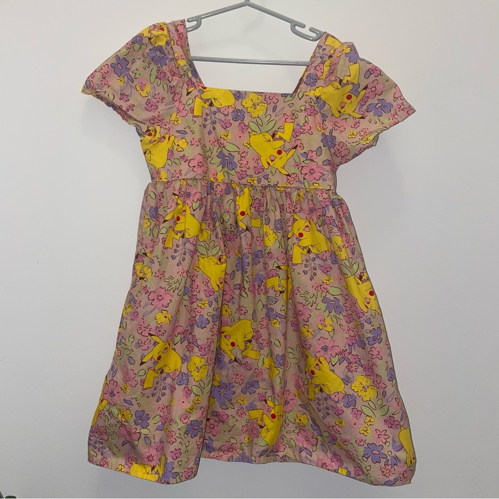 Floral Pokemon Pikachu Dress